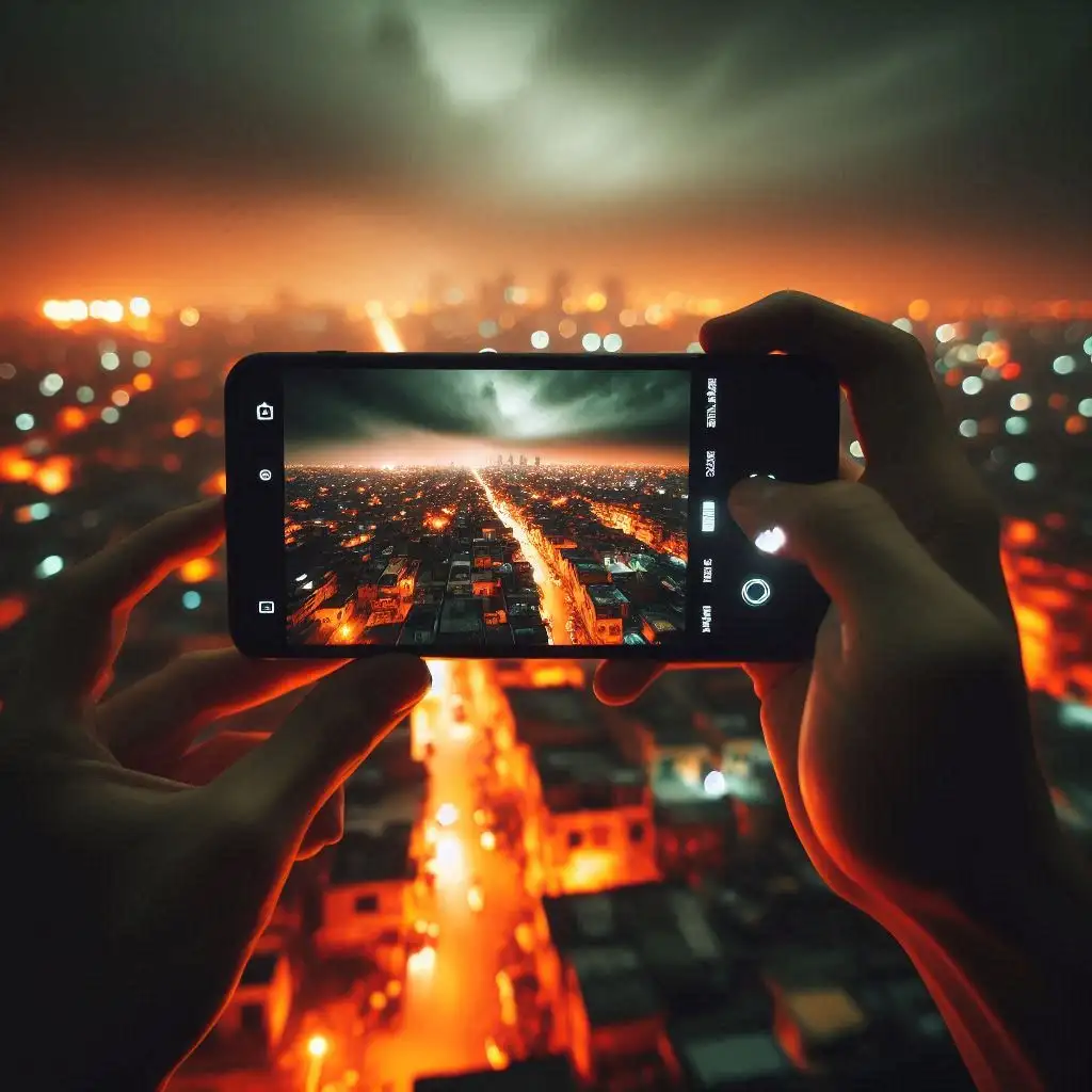 عکاسی در شب با موبایل